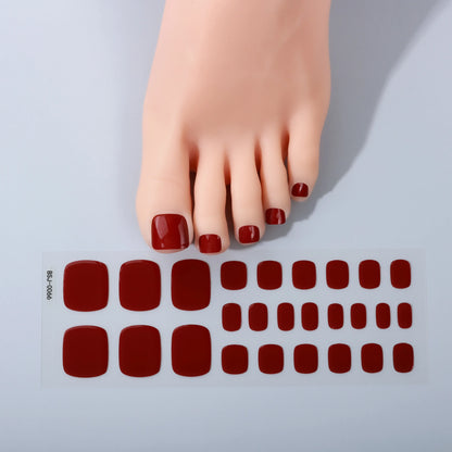 Red Wine Pedi